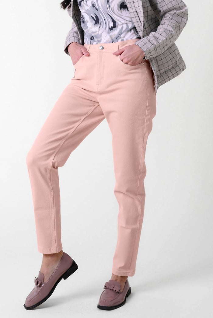 Womens Coloured Slim Fit Stretch Jeans