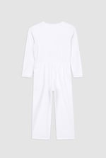 Frill Detail Button Through Jumpsuit (2yrs-9yrs)