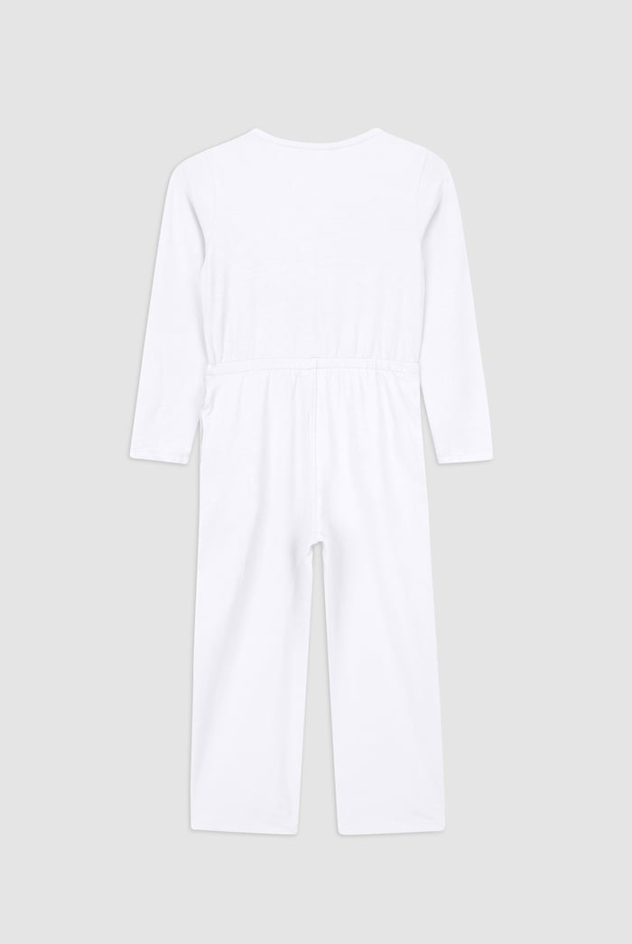 Frill Detail Button Through Jumpsuit (2yrs-9yrs)