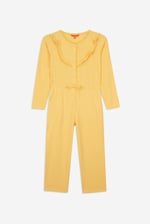 Frill Detail Button Through Jumpsuit (2yrs-9yrs)