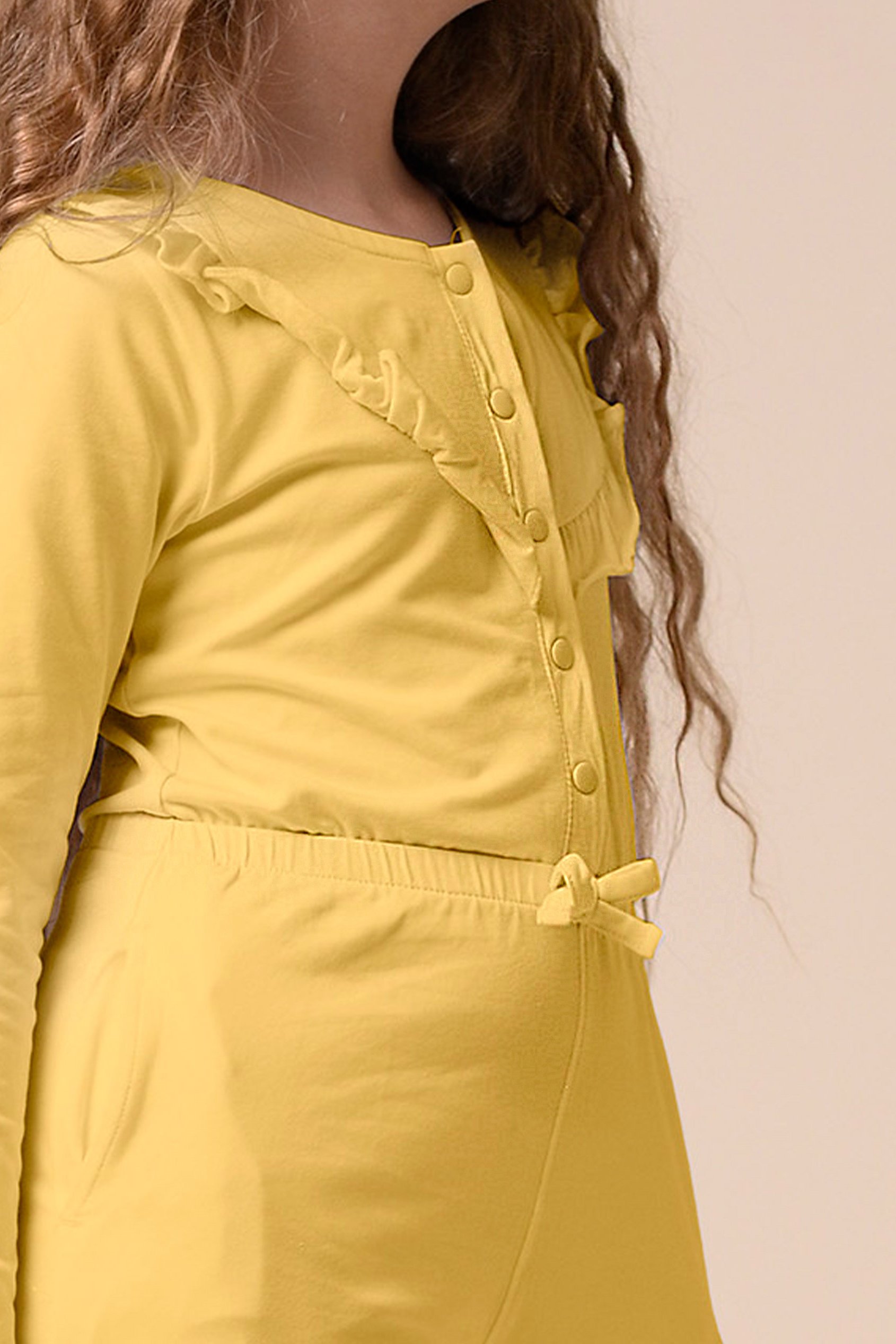 Frill Detail Button Through Jumpsuit (2yrs-9yrs)