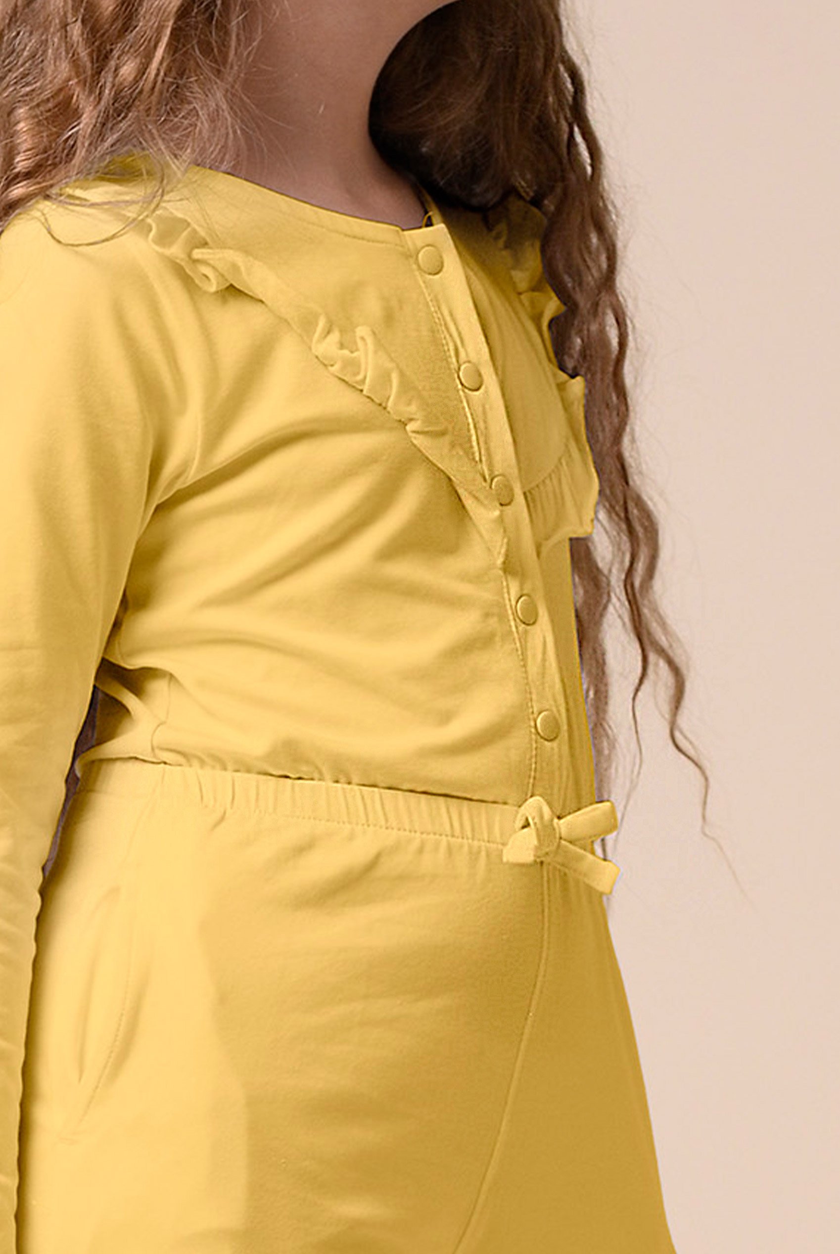 Frill Detail Button Through Jumpsuit (2yrs-9yrs)