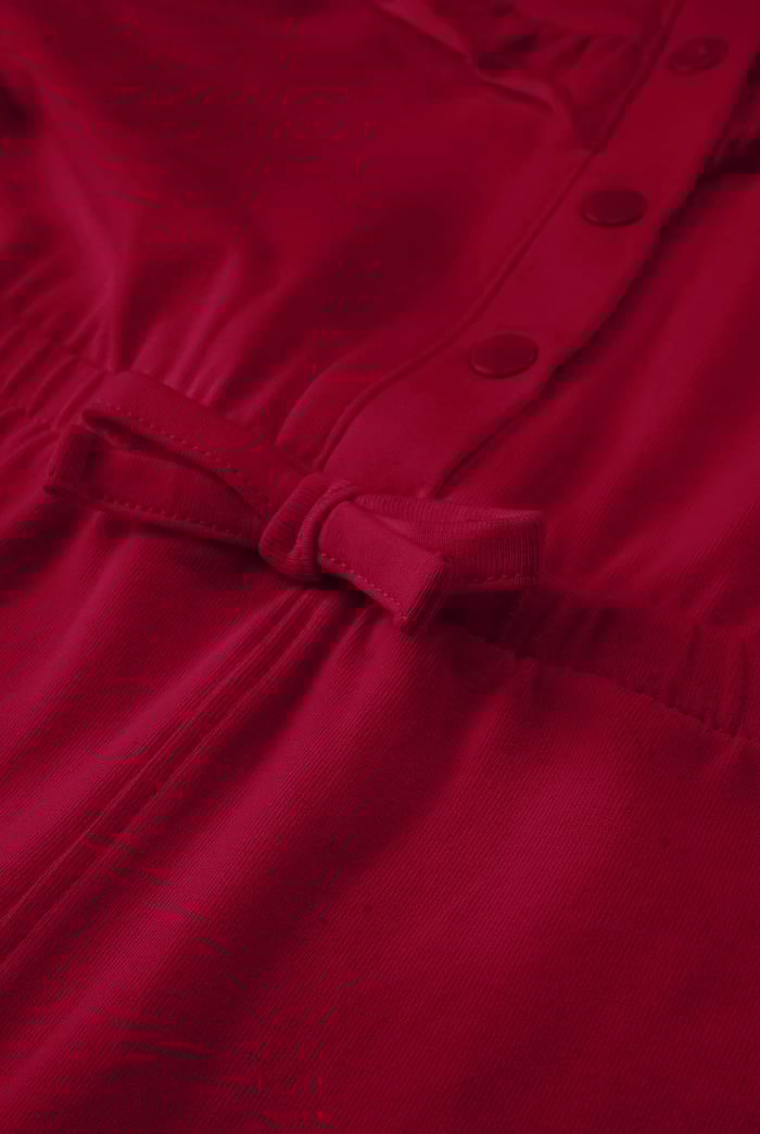 Frill Detail Button Through Jumpsuit (2yrs-9yrs)