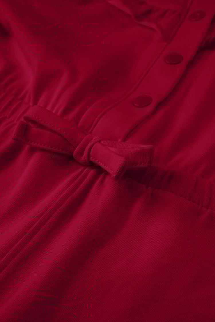 Frill Detail Button Through Jumpsuit (2yrs-9yrs)