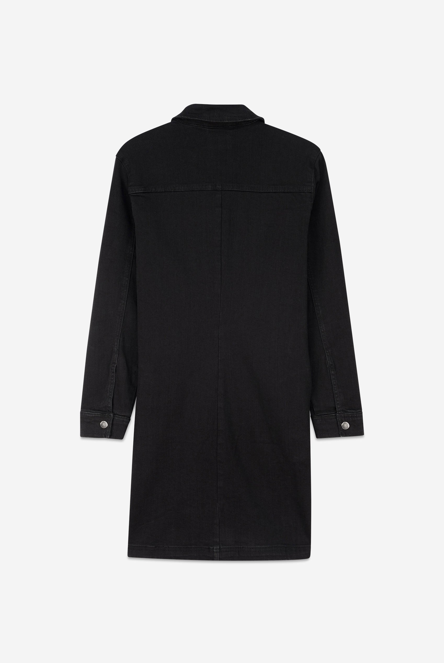 Womens Black Slim Longline Jacket