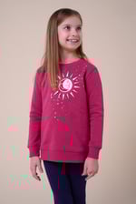Sun With Star Print Sweatshirt  (2yrs-9yrs)