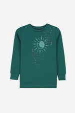 Sun With Star Print Sweatshirt  (2yrs-9yrs)
