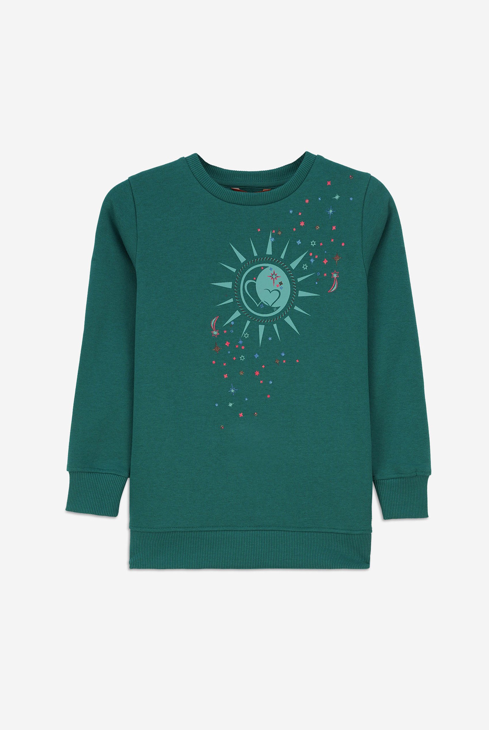 Sun With Star Print Sweatshirt  (2yrs-9yrs)