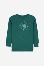 Sun With Star Print Sweatshirt  (2yrs-9yrs)