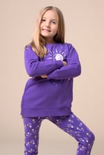 Sun With Star Print Sweatshirt  (2yrs-9yrs)