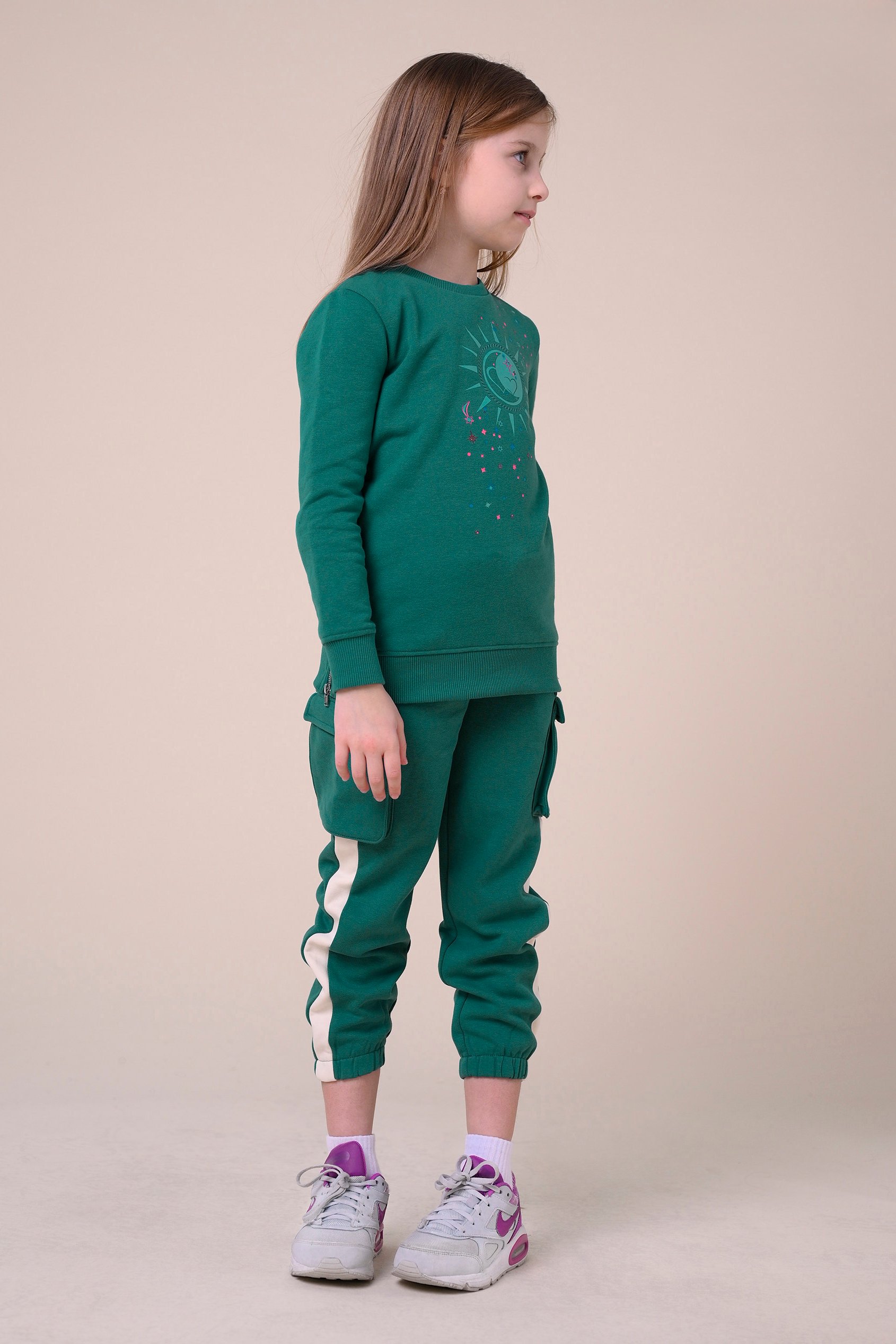 Sun With Star Print Sweatshirt  (2yrs-9yrs)