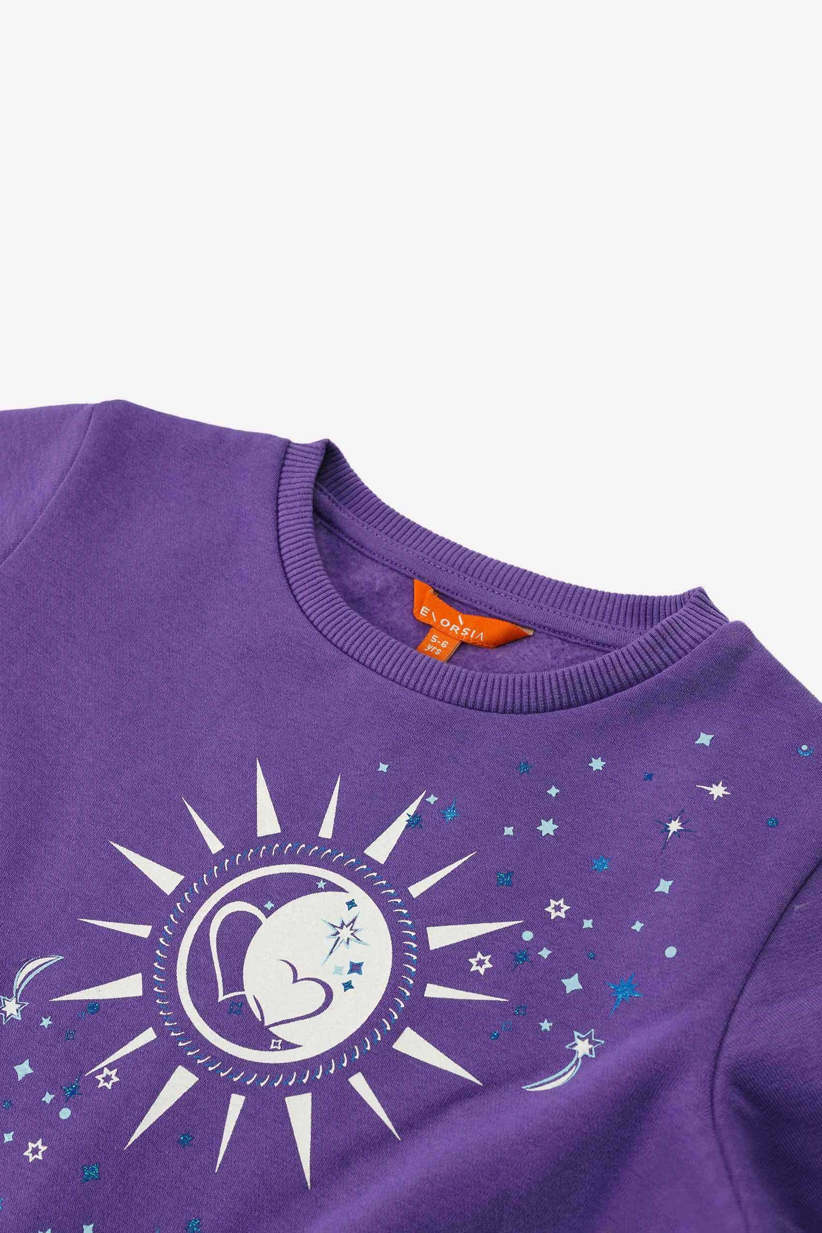 Sun With Star Print Sweatshirt  (2yrs-9yrs)