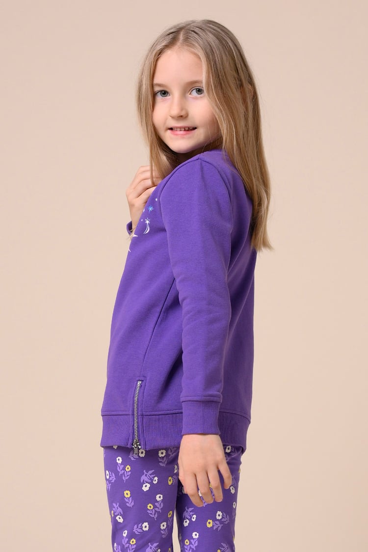 Sun With Star Print Sweatshirt  (2yrs-9yrs)