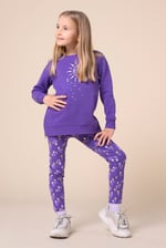 Sun With Star Print Sweatshirt  (2yrs-9yrs)