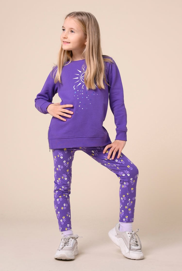 Sun With Star Print Sweatshirt  (2yrs-9yrs)