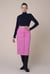 Coloured Denim Midi Skirt