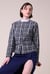 Womens Cropped Button Up Jacket