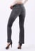 Womens Grey Stretch Flare Jeans