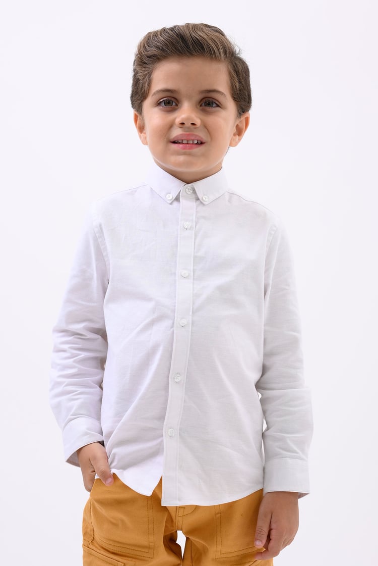 Boys LS Stretch Shirt (3-14yrs)