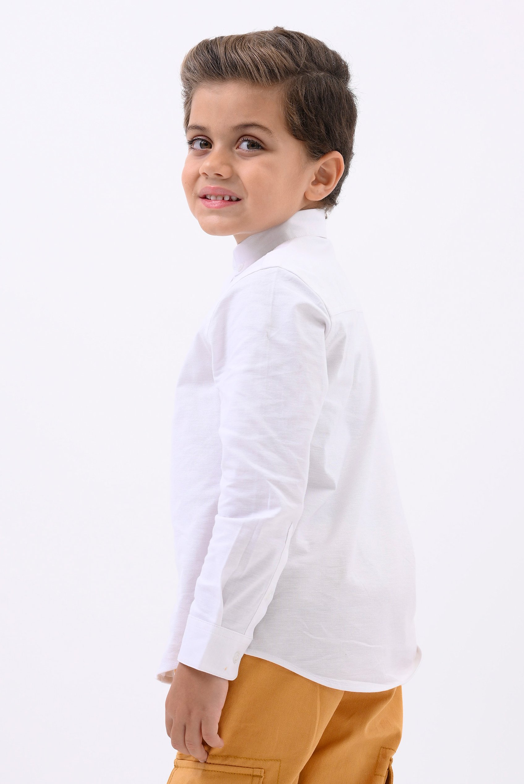 Boys LS Stretch Shirt (3-14yrs)
