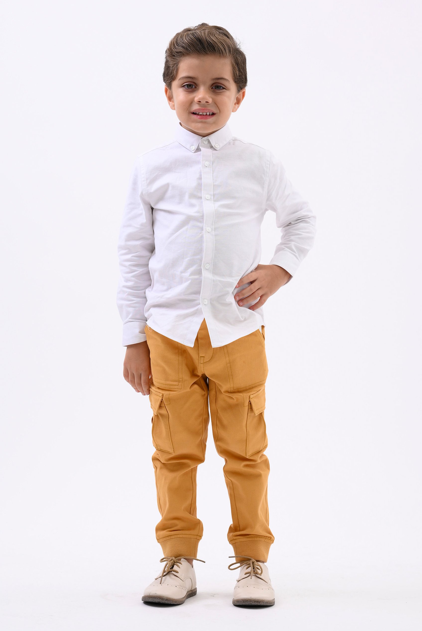 Boys LS Stretch Shirt (3-14yrs)