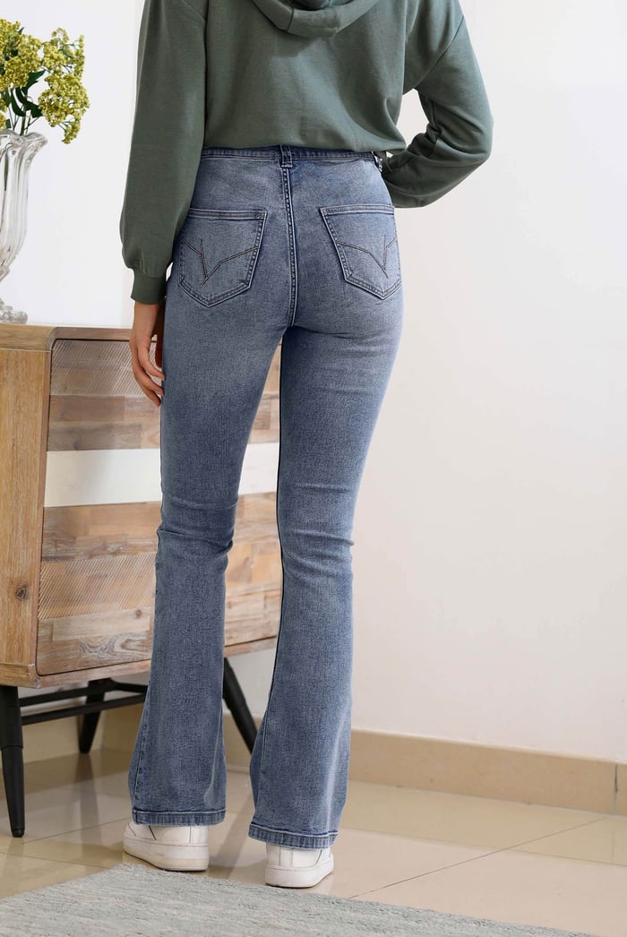 Lift Skinny And Shape Low Rise Flared Jeans