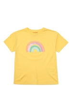 Girls Rainbow Embroidered T-Shirt
