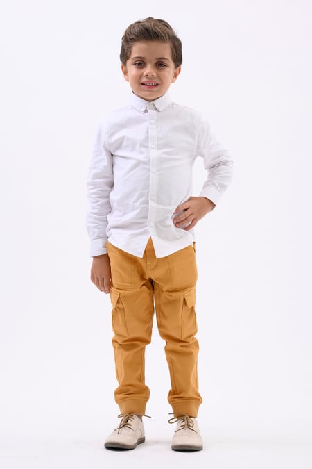 Boys LS Stretch Shirt (3-14yrs)