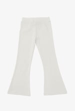 Girls Texture Ribbed Flared Leggings