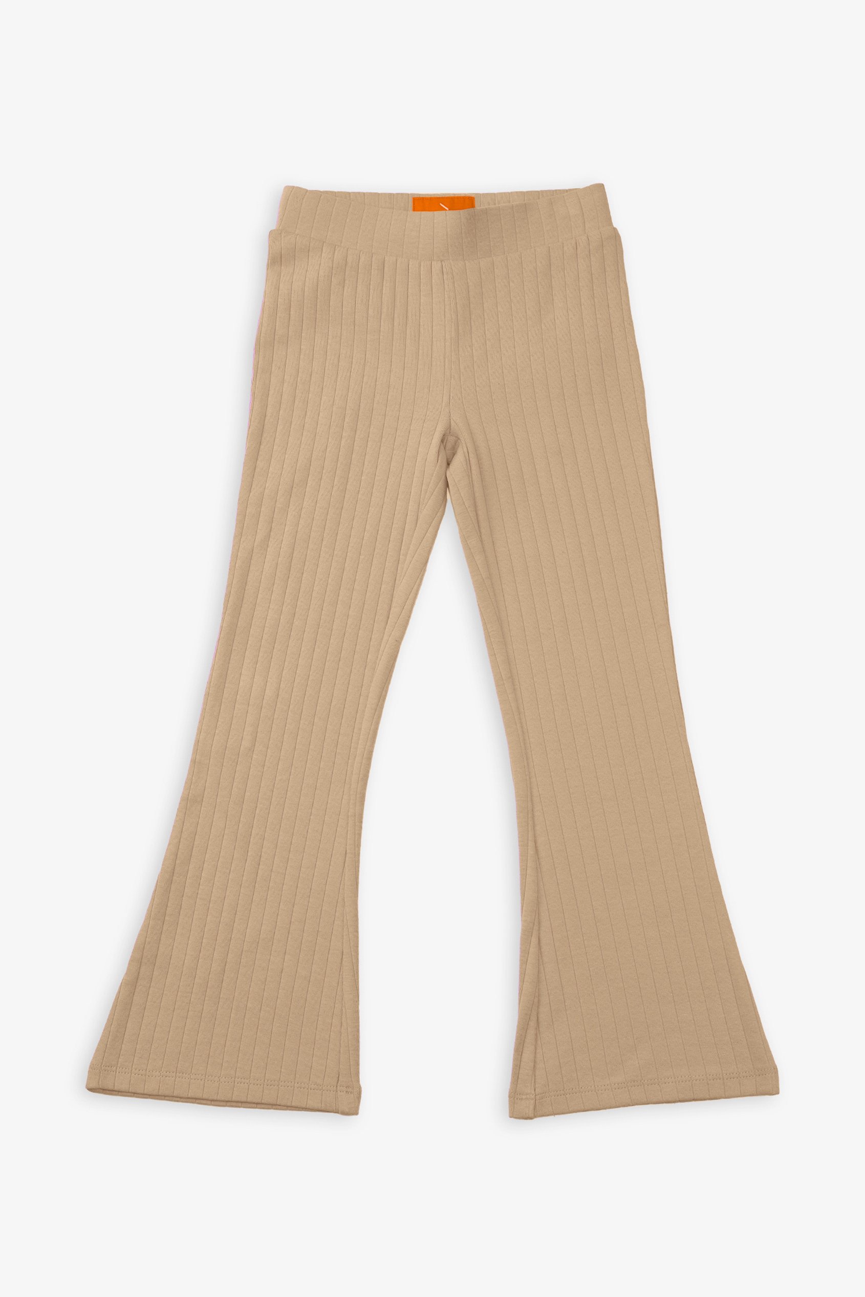 Girls Texture Ribbed Flared Leggings