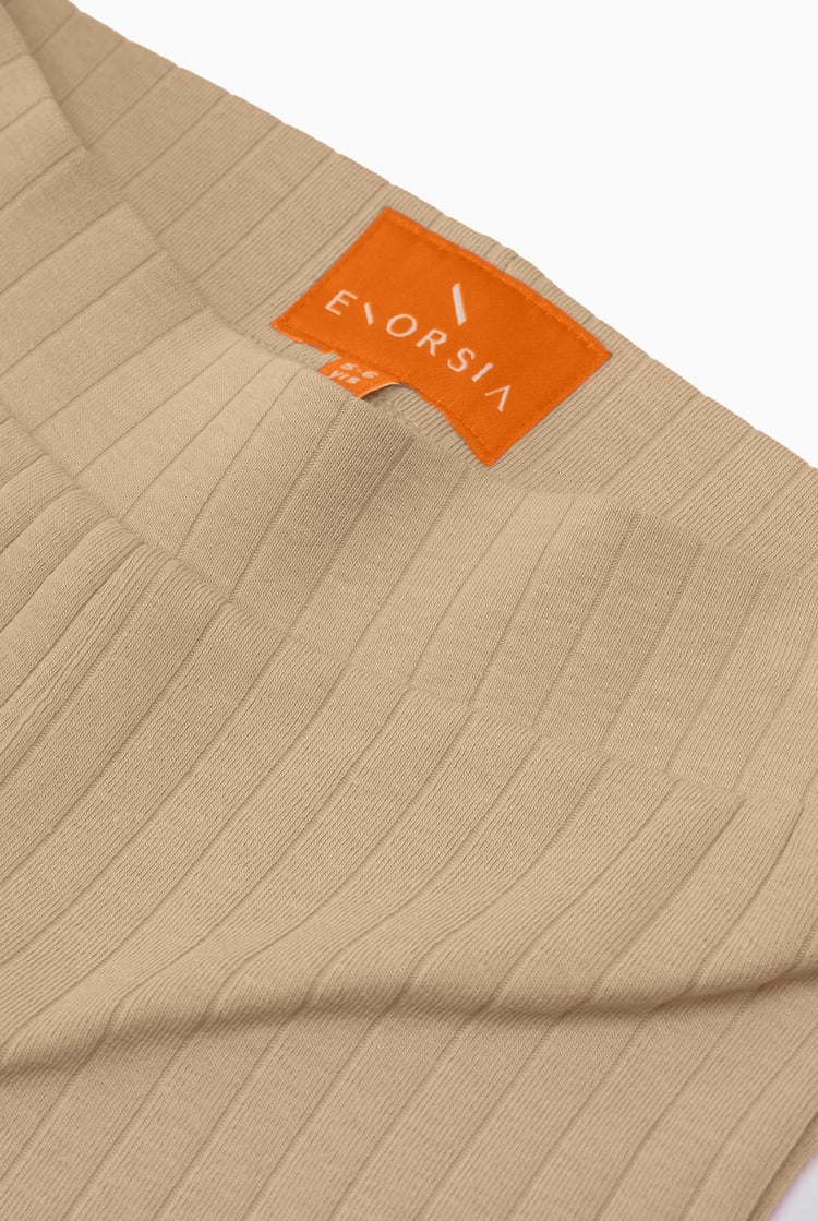 Girls Texture Ribbed Flared Leggings