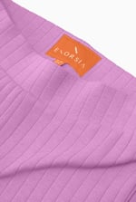 Girls Texture Ribbed Flared Leggings