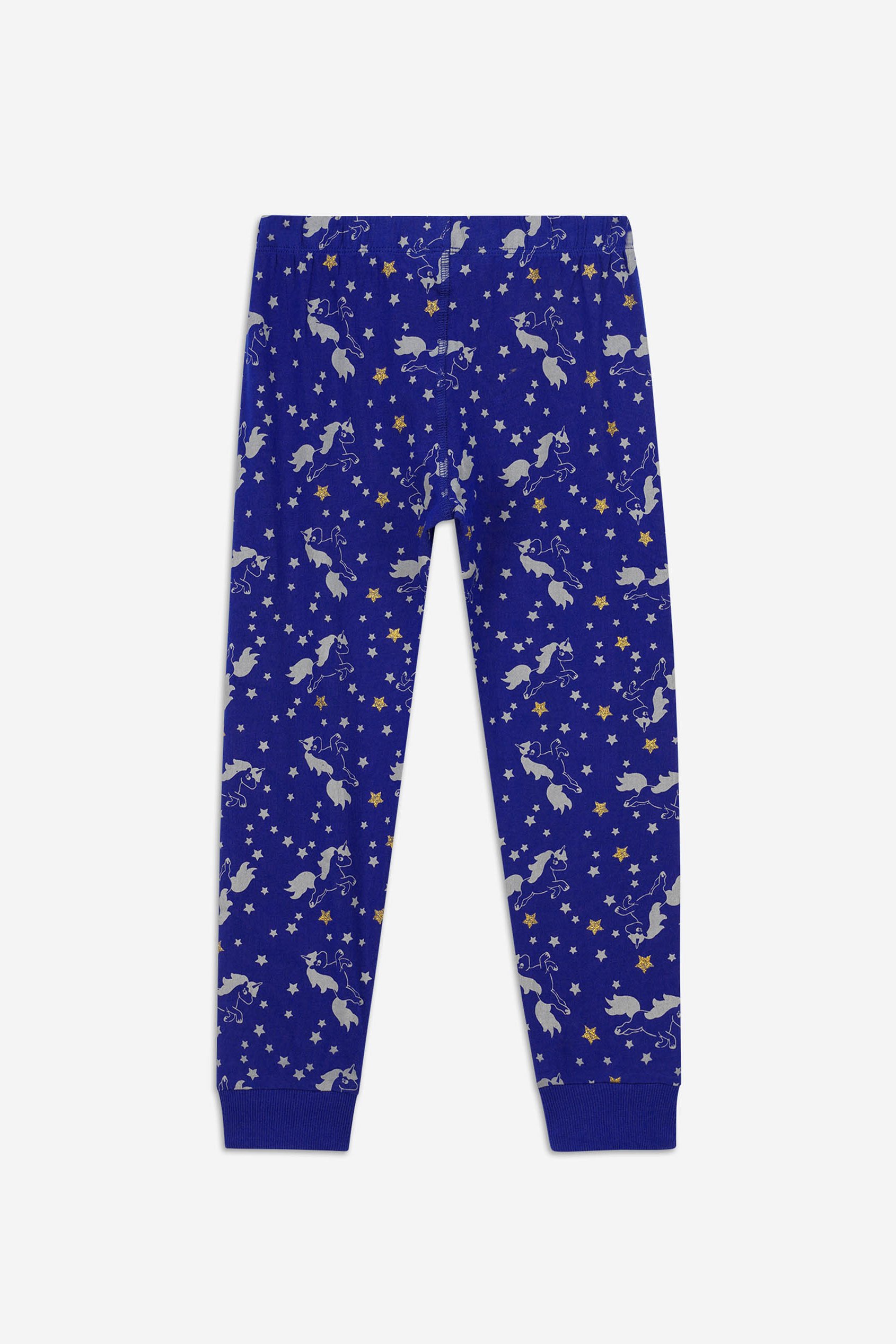 Girls Unicorn Print Pyjama Set (2/3yrs-7/8yrs)