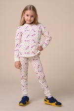 Girls Unicorn Print Pyjama Set (2/3yrs-7/8yrs)
