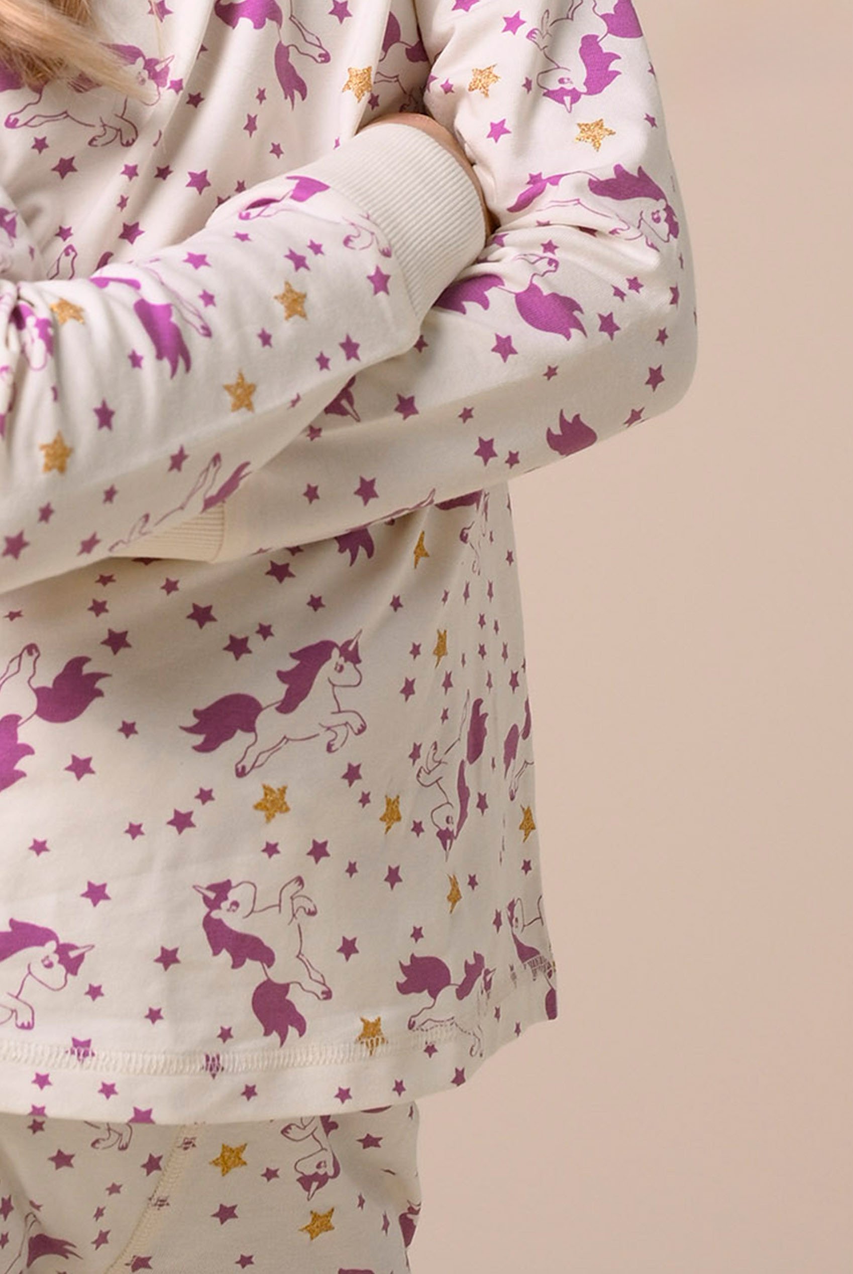 Girls Unicorn Print Pyjama Set (2/3yrs-7/8yrs)