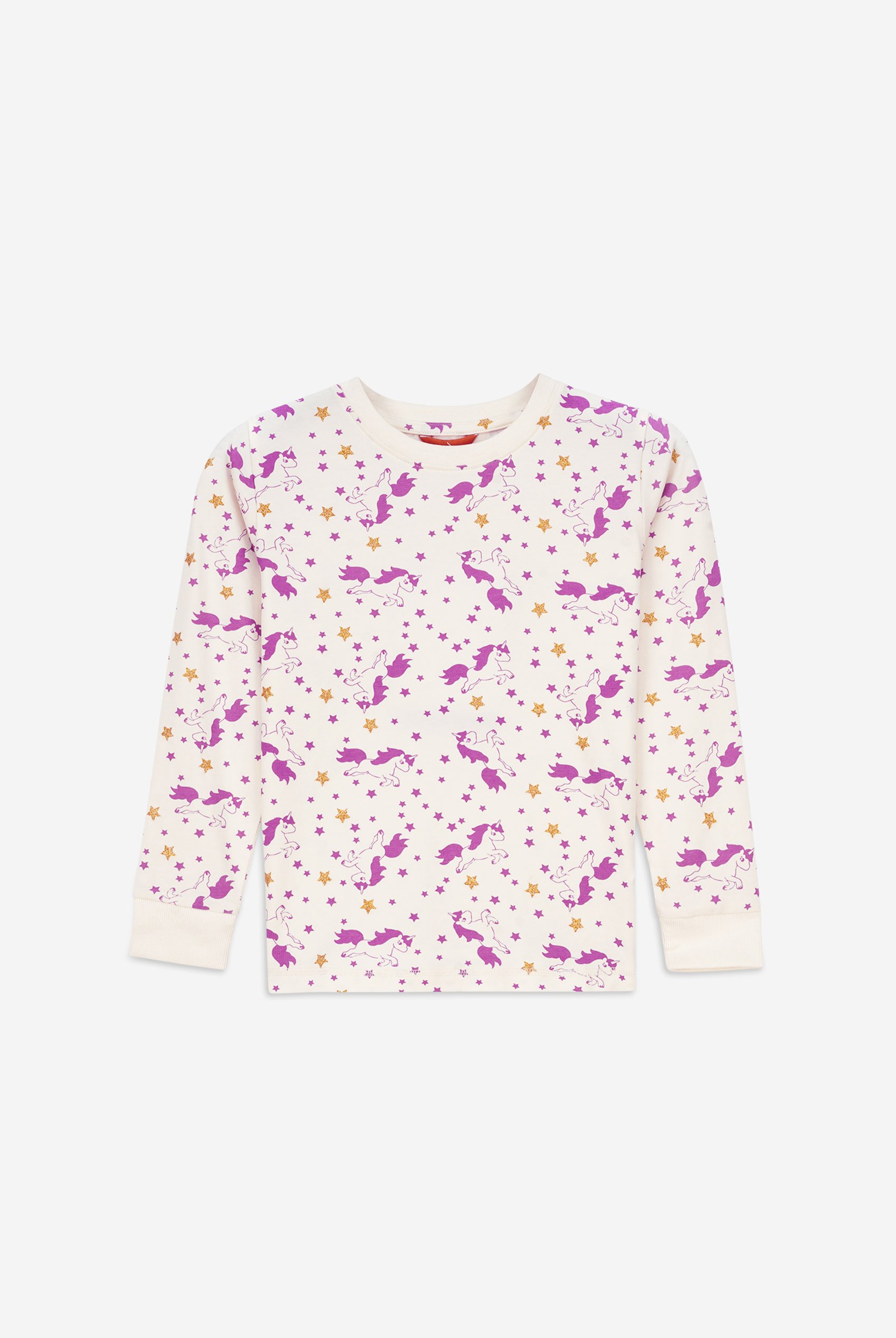 Girls Unicorn Print Pyjama Set (2/3yrs-7/8yrs)