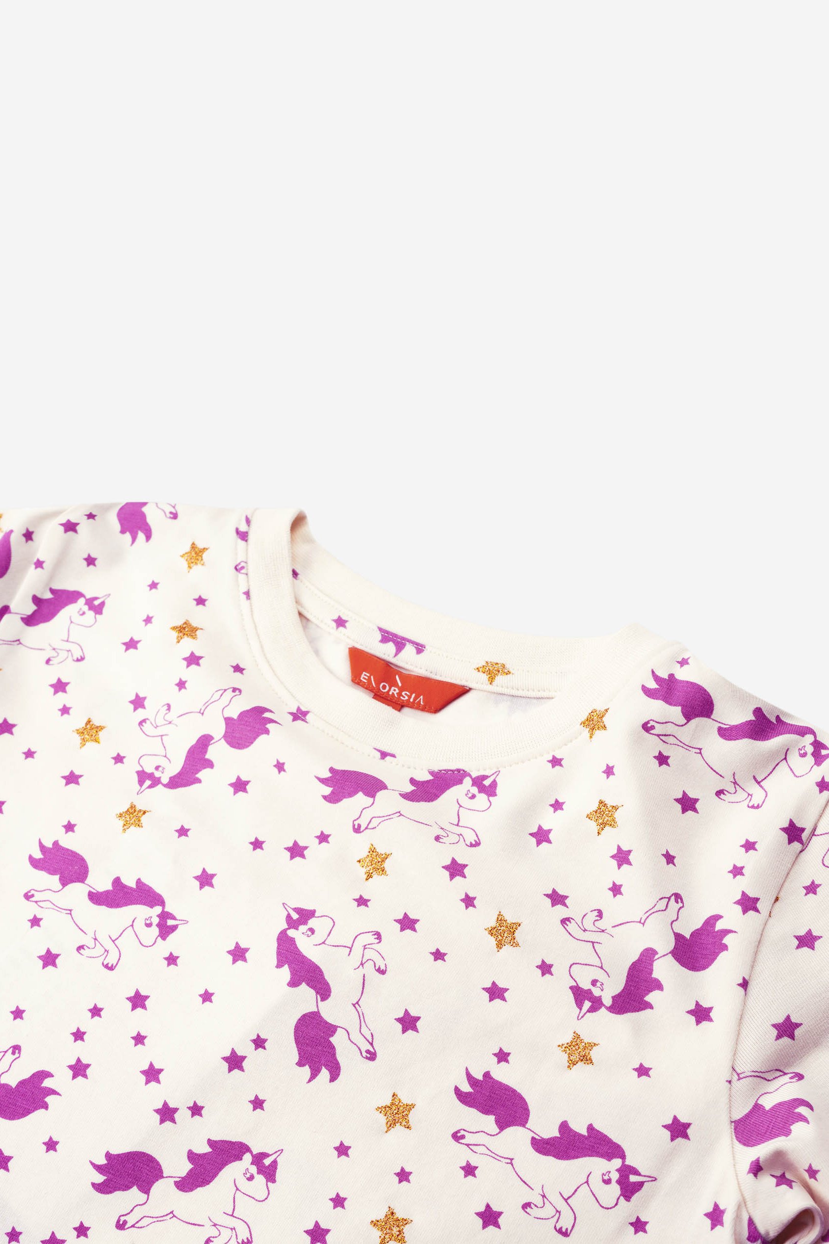 Girls Unicorn Print Pyjama Set (2/3yrs-7/8yrs)