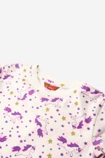 Girls Unicorn Print Pyjama Set (2/3yrs-7/8yrs)