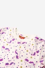 Girls Unicorn Print Pyjama Set (2/3yrs-7/8yrs)