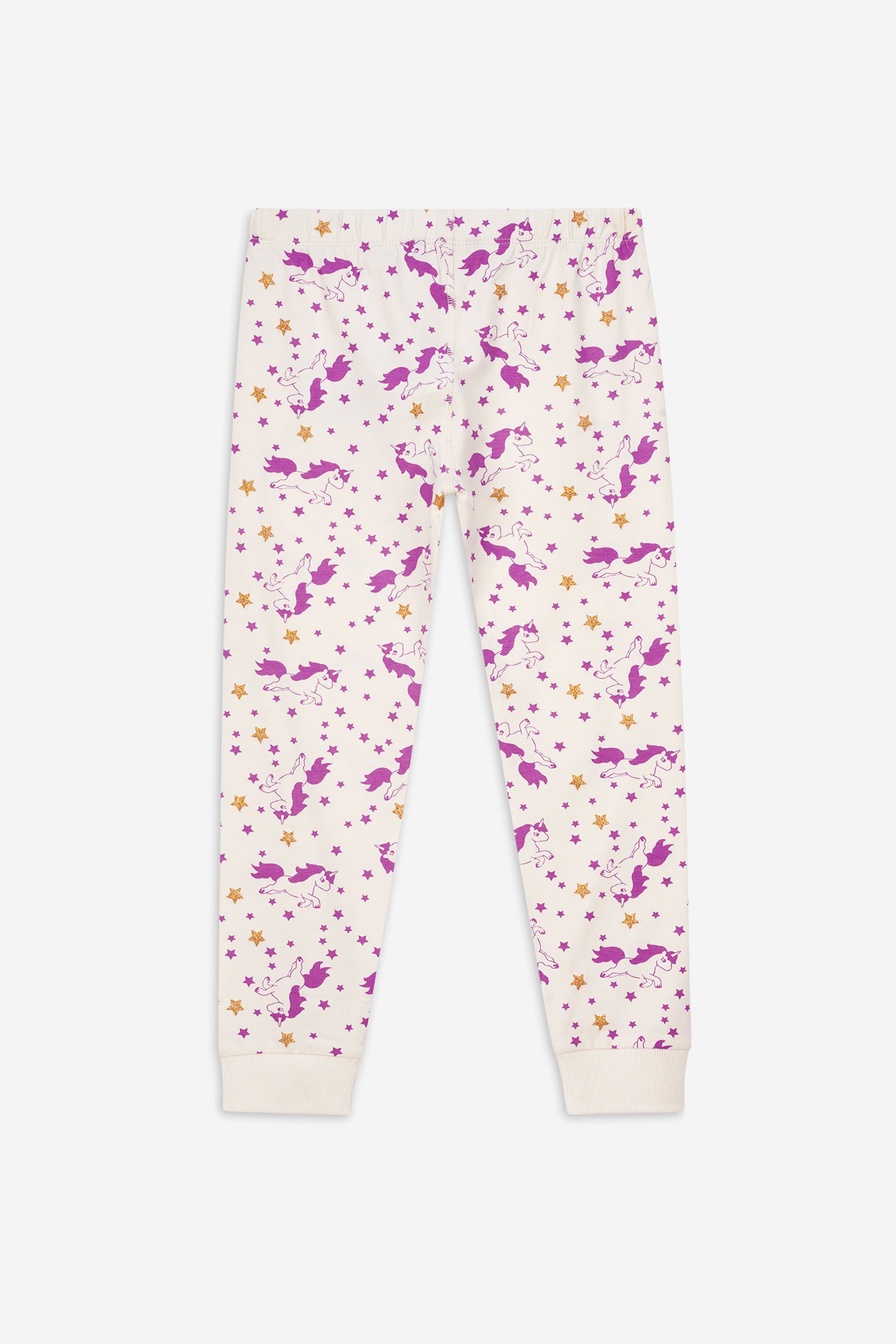 Girls Unicorn Print Pyjama Set (2/3yrs-7/8yrs)