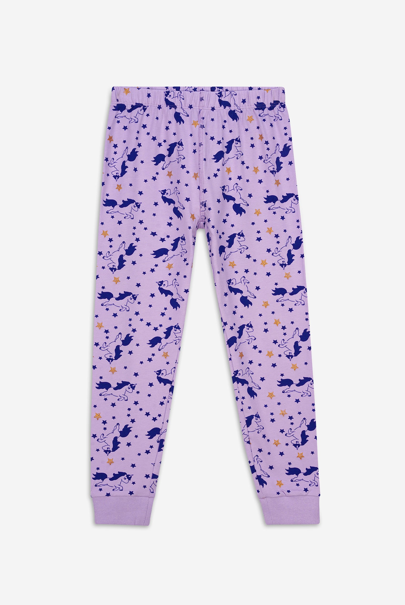 Girls Unicorn Print Pyjama Set (2/3yrs-7/8yrs)