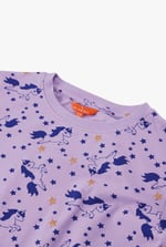 Girls Unicorn Print Pyjama Set (2/3yrs-7/8yrs)