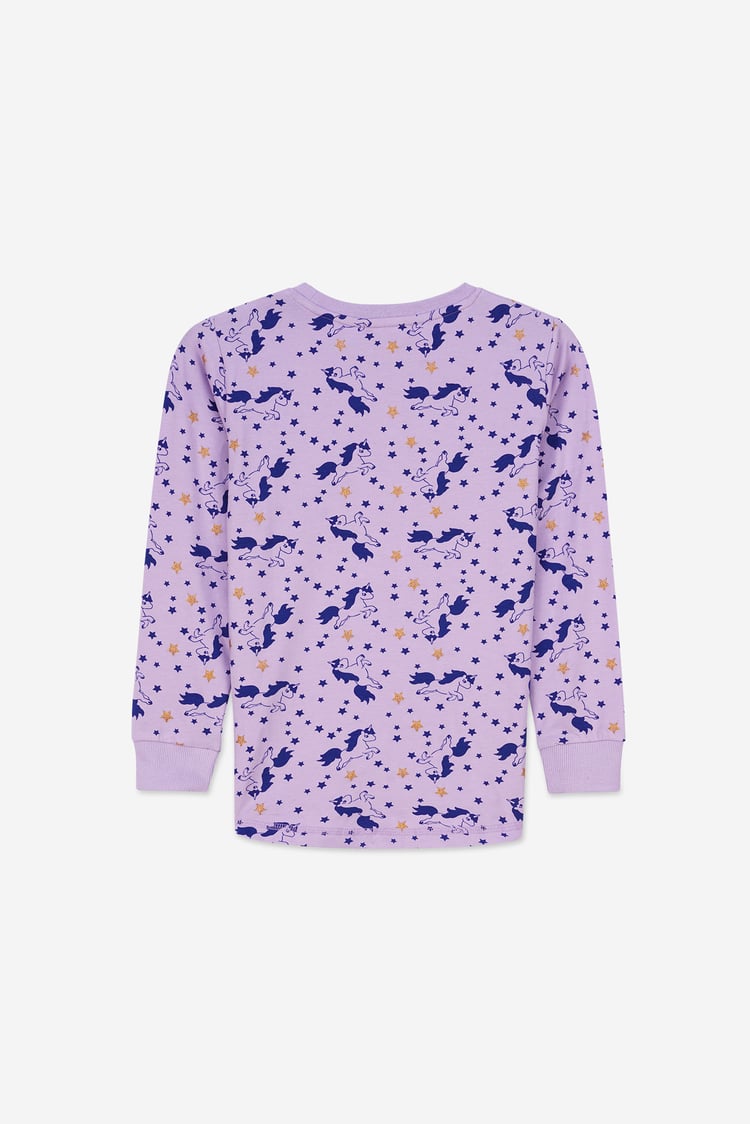 Girls Unicorn Print Pyjama Set (2/3yrs-7/8yrs)