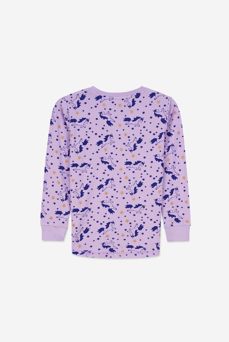Girls Unicorn Print Pyjama Set (2/3yrs-7/8yrs)
