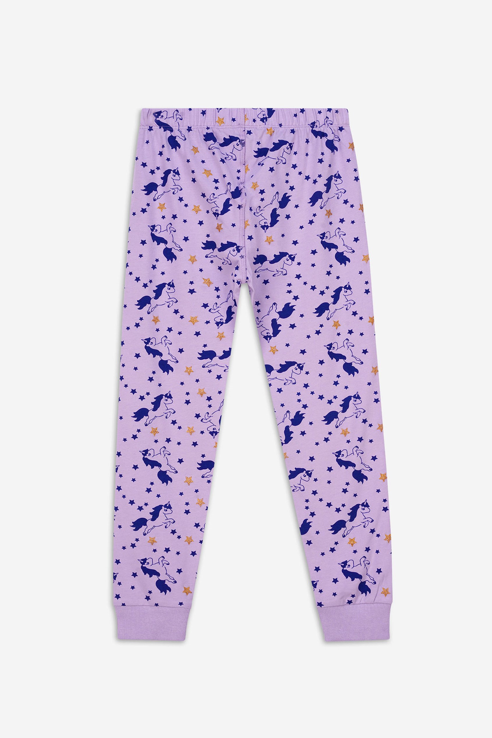 Girls Unicorn Print Pyjama Set (2/3yrs-7/8yrs)