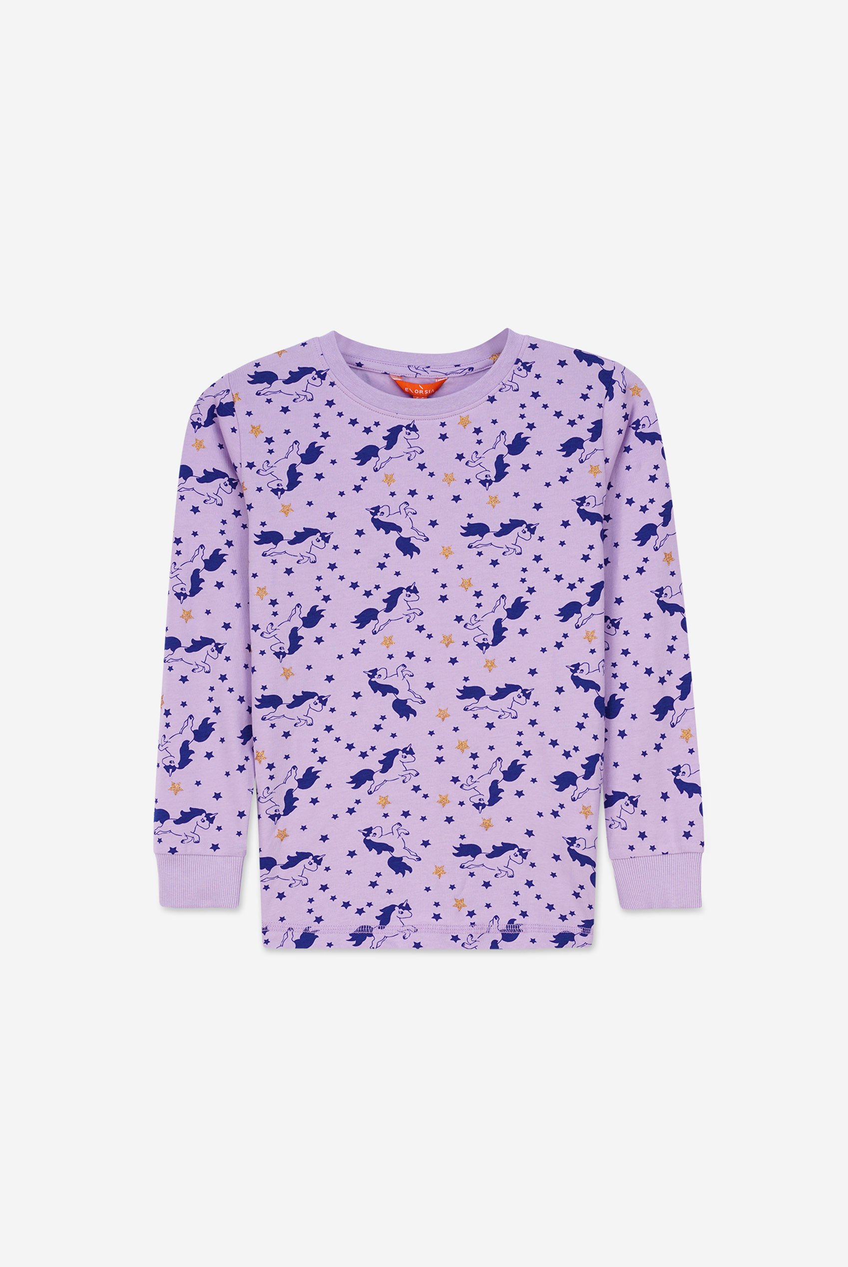 Girls Unicorn Print Pyjama Set (2/3yrs-7/8yrs)