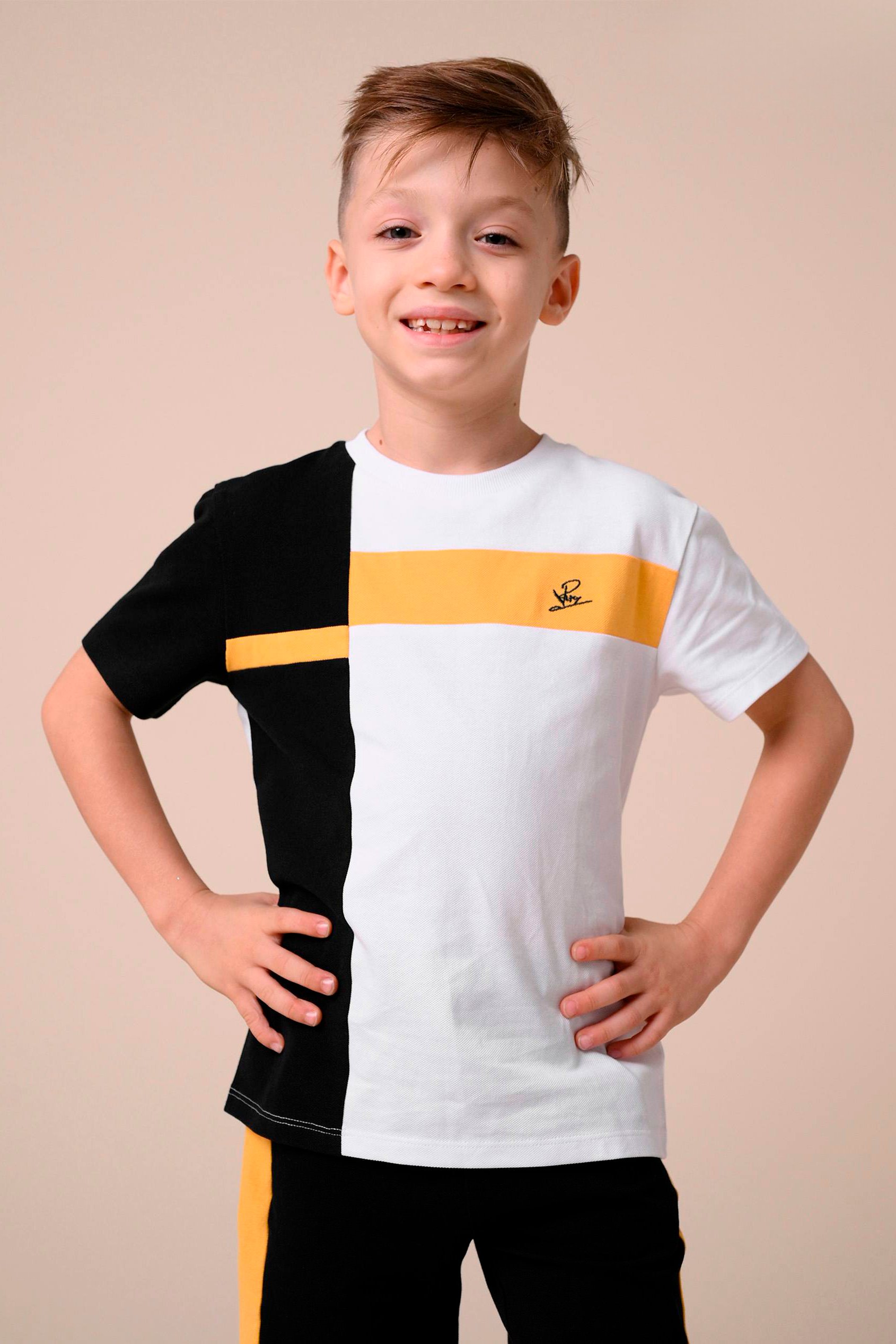 Boys Colour Block T-Shirt ( 3yrs-9yrs)