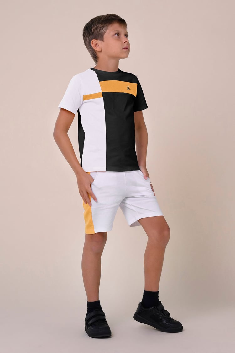 Boys Colour Block T-Shirt ( 3yrs-9yrs)