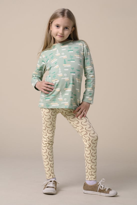 Girls Geo Print Leggings (12/18mths-6/7yrs)