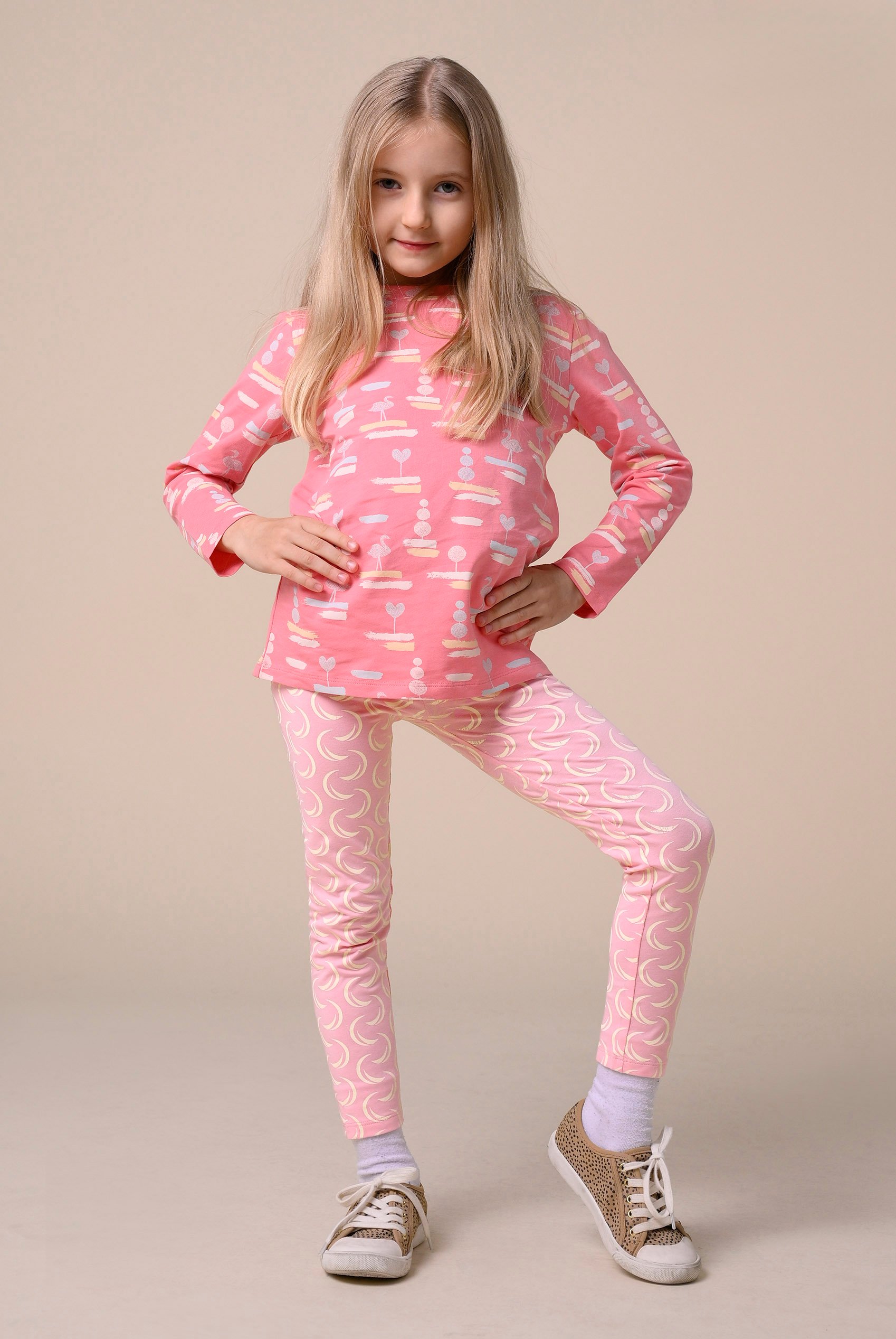 Girls Geo Print Leggings (12/18mths-6/7yrs)